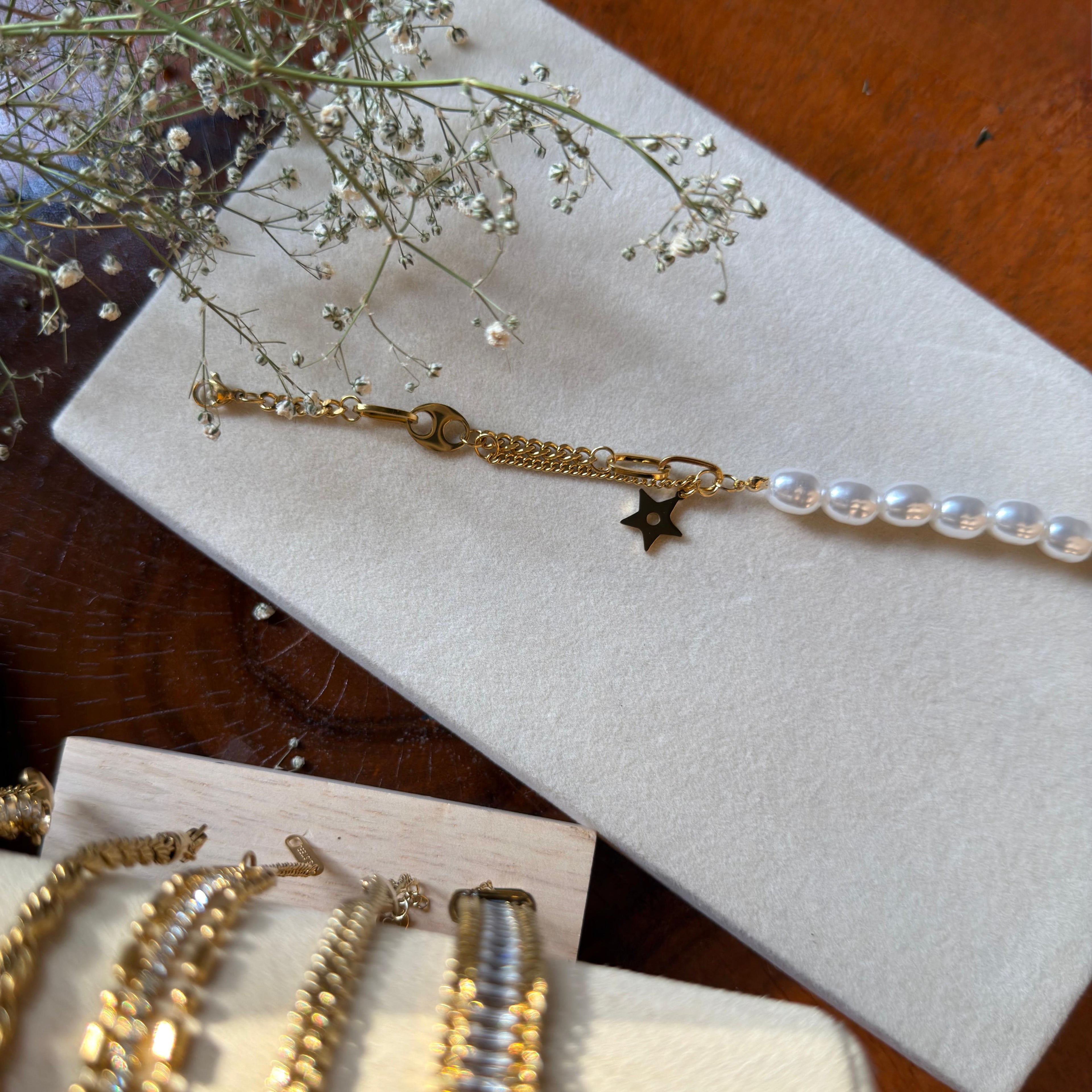 Starry Pearl Bracelet