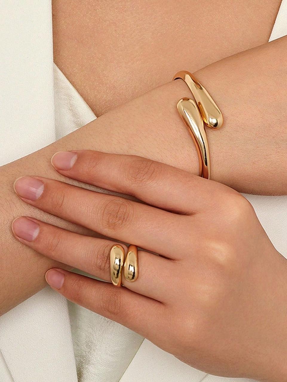 Teardrop Cuff Bracelet