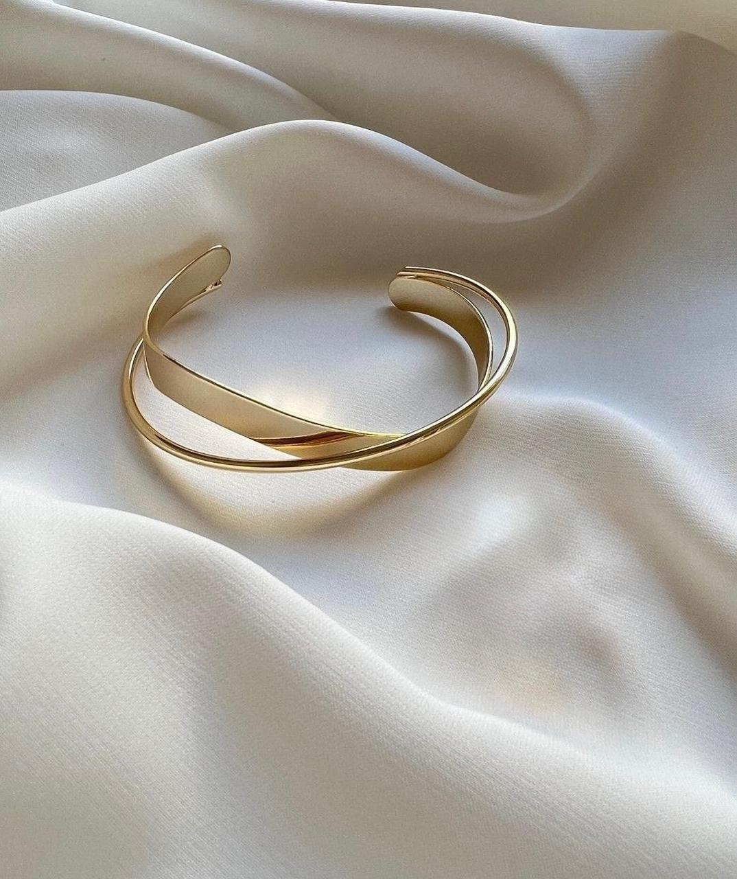 Crossover Cuff Bracelet